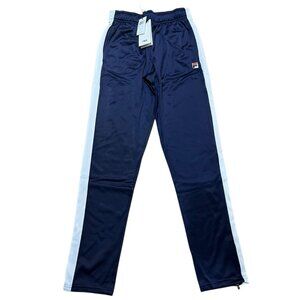 Fila Boys Youth XL Navy Blue Track Pants Elastic Waist Drawstring NWT $40
